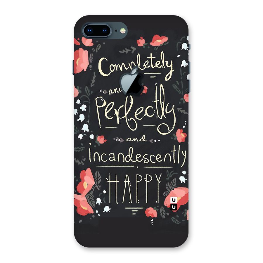 Completely Happy Back Case for iPhone 7 Plus Apple Cut