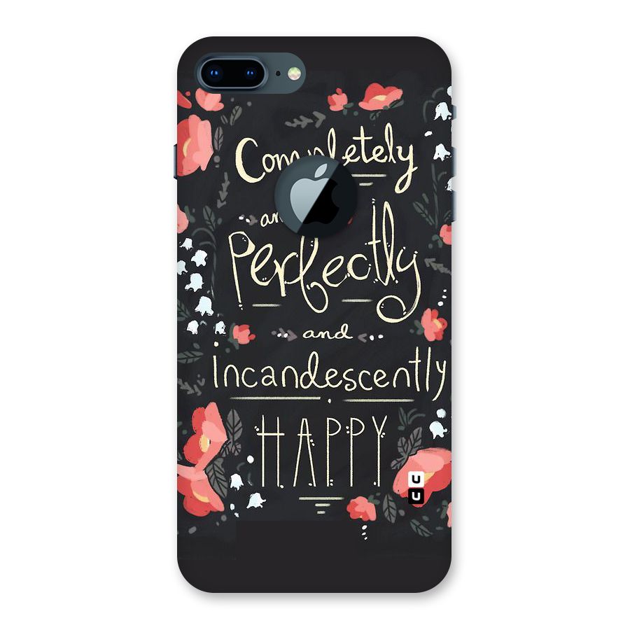 Completely Happy Back Case for iPhone 7 Plus Logo Cut