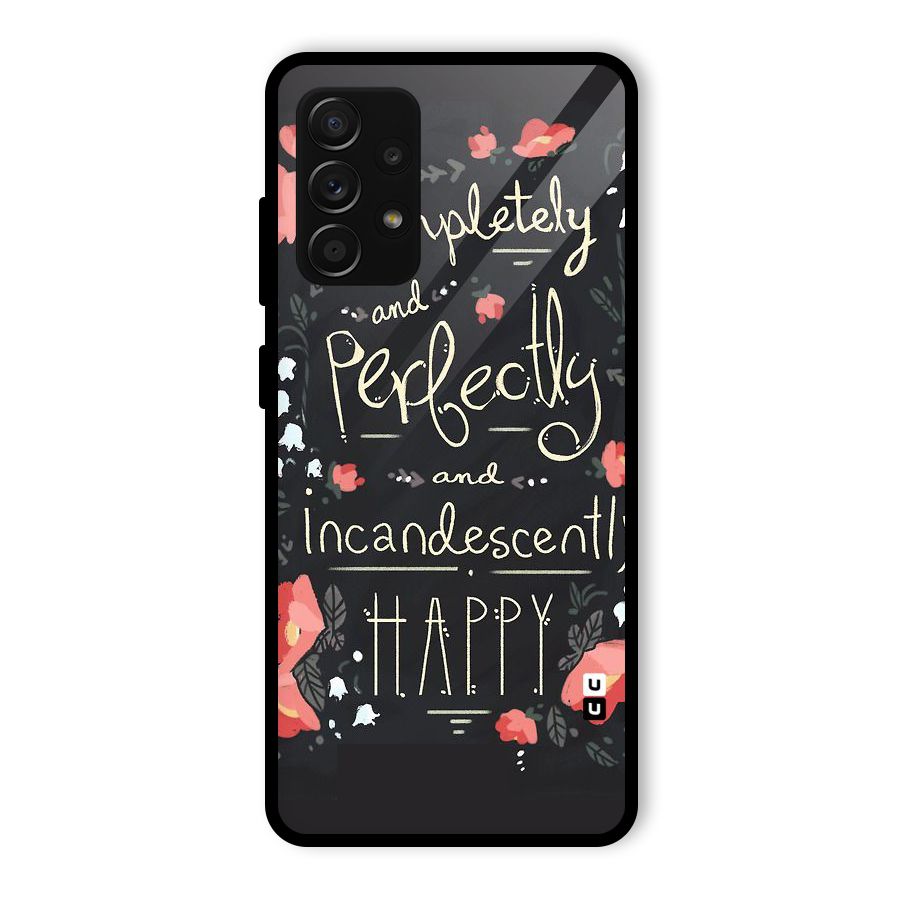 Completely Happy Glass Back Case for Galaxy A53 5G