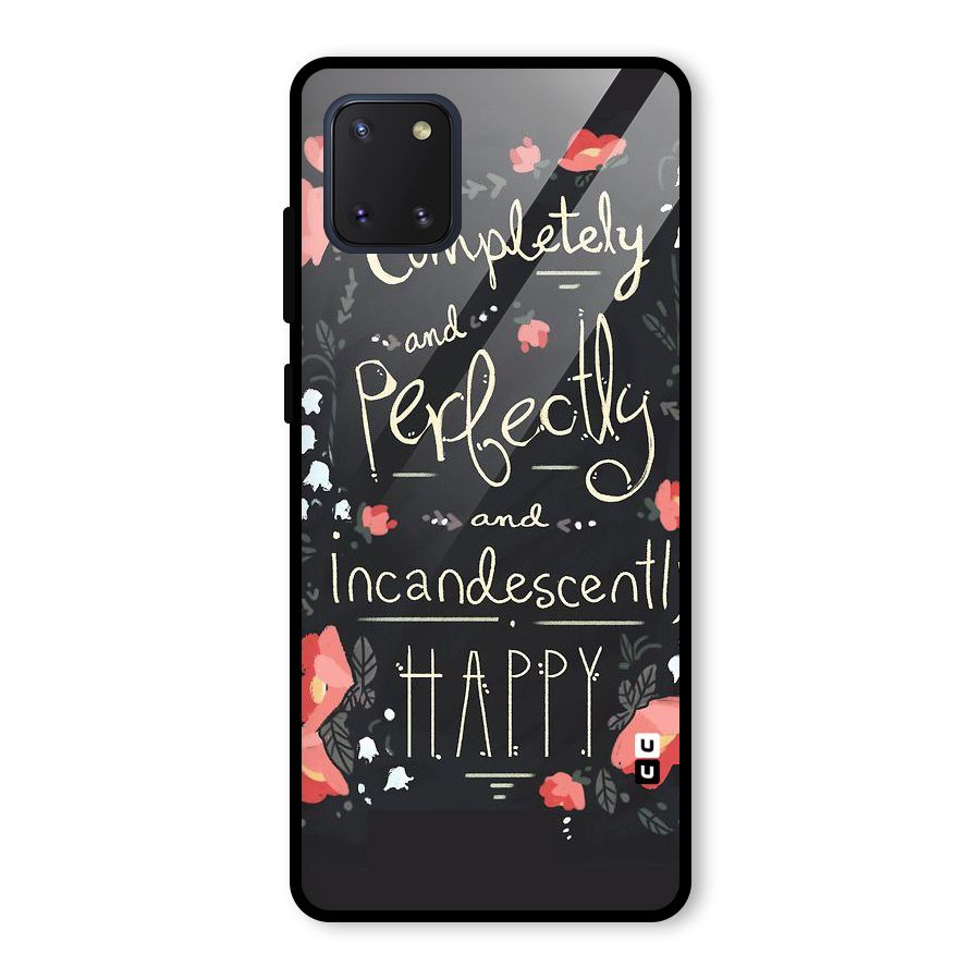 Completely Happy Glass Back Case for Galaxy Note 10 Lite