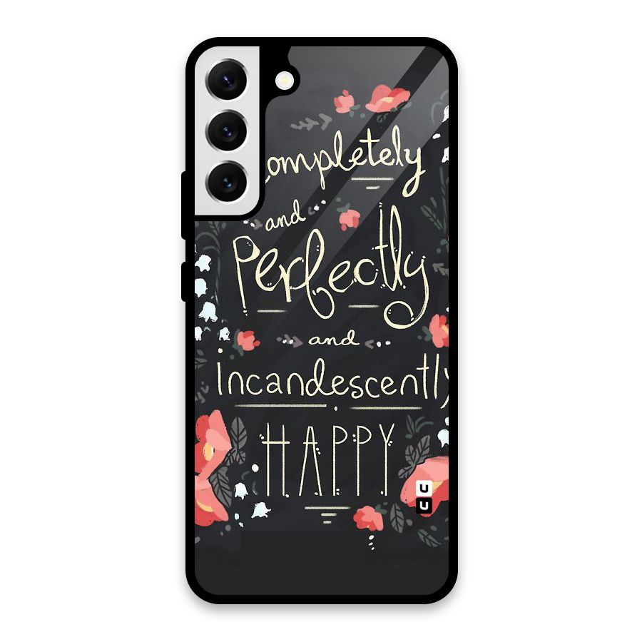 Completely Happy Glass Back Case for Galaxy S22 Plus 5G