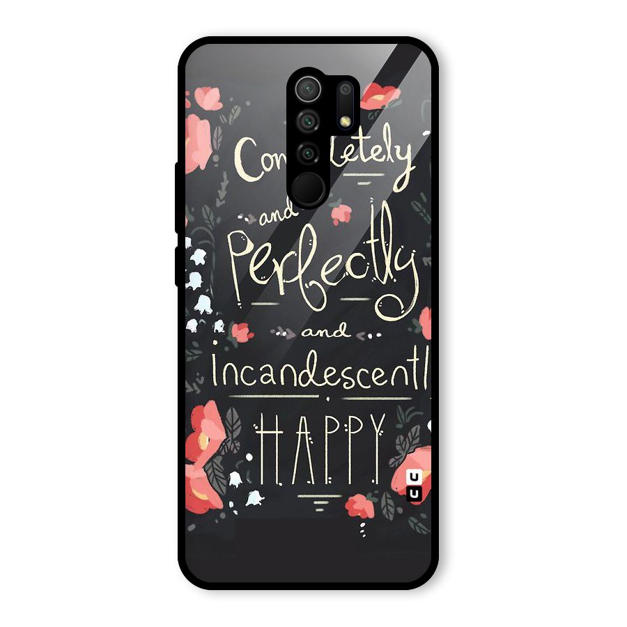 Completely Happy Glass Back Case for Poco M2