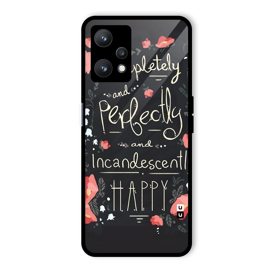 Completely Happy Glass Back Case for Realme 9 Pro 5G