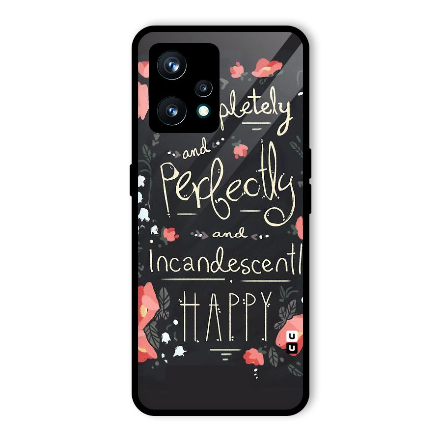 Completely Happy Glass Back Case for Realme 9 Pro Plus 5G