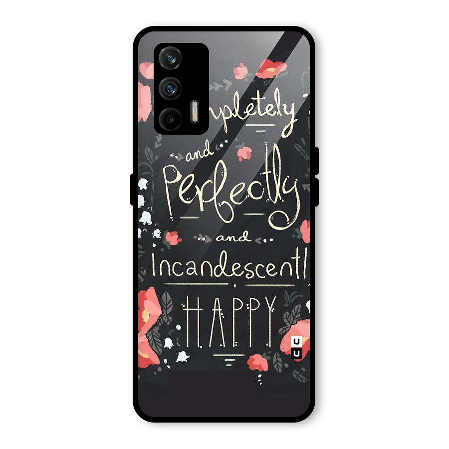 Completely Happy Glass Back Case for Realme GT 5G