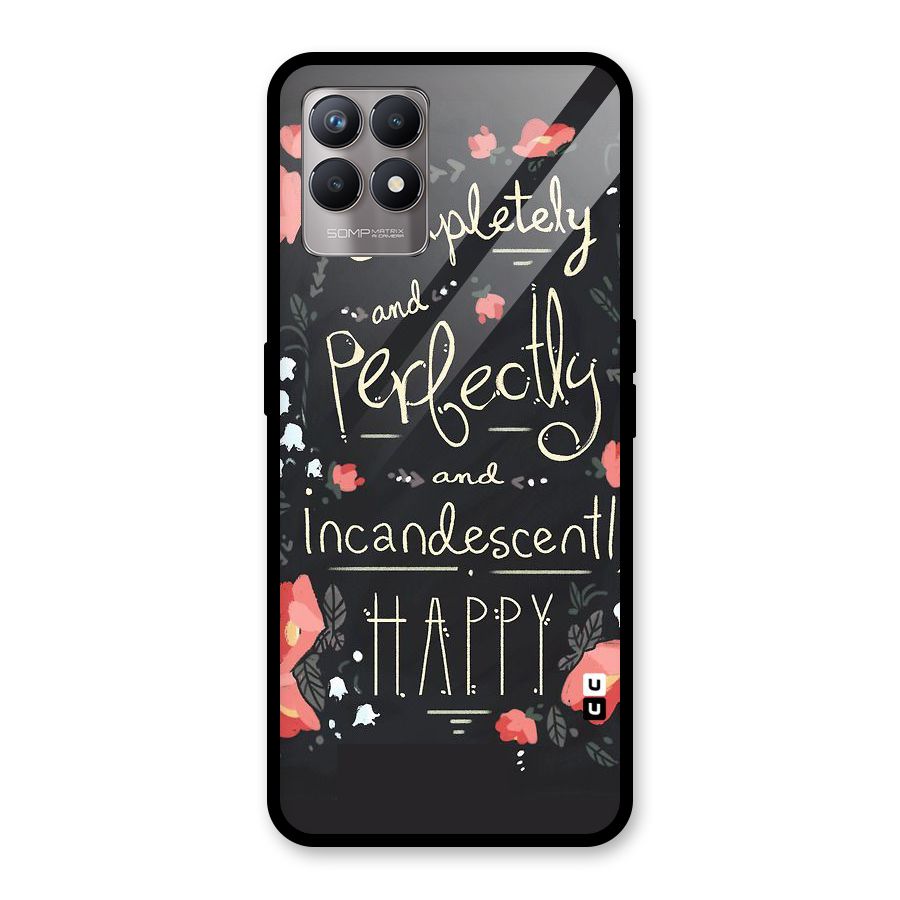 Completely Happy Glass Back Case for Realme Narzo 50