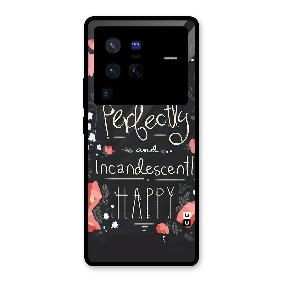 Completely Happy Glass Back Case for Vivo X80 Pro