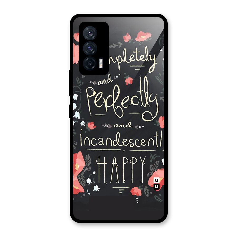 Completely Happy Glass Back Case for Vivo iQOO 7 5G