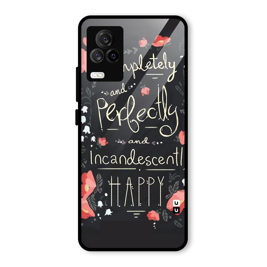Completely Happy Glass Back Case for Vivo iQOO 7 Legend 5G