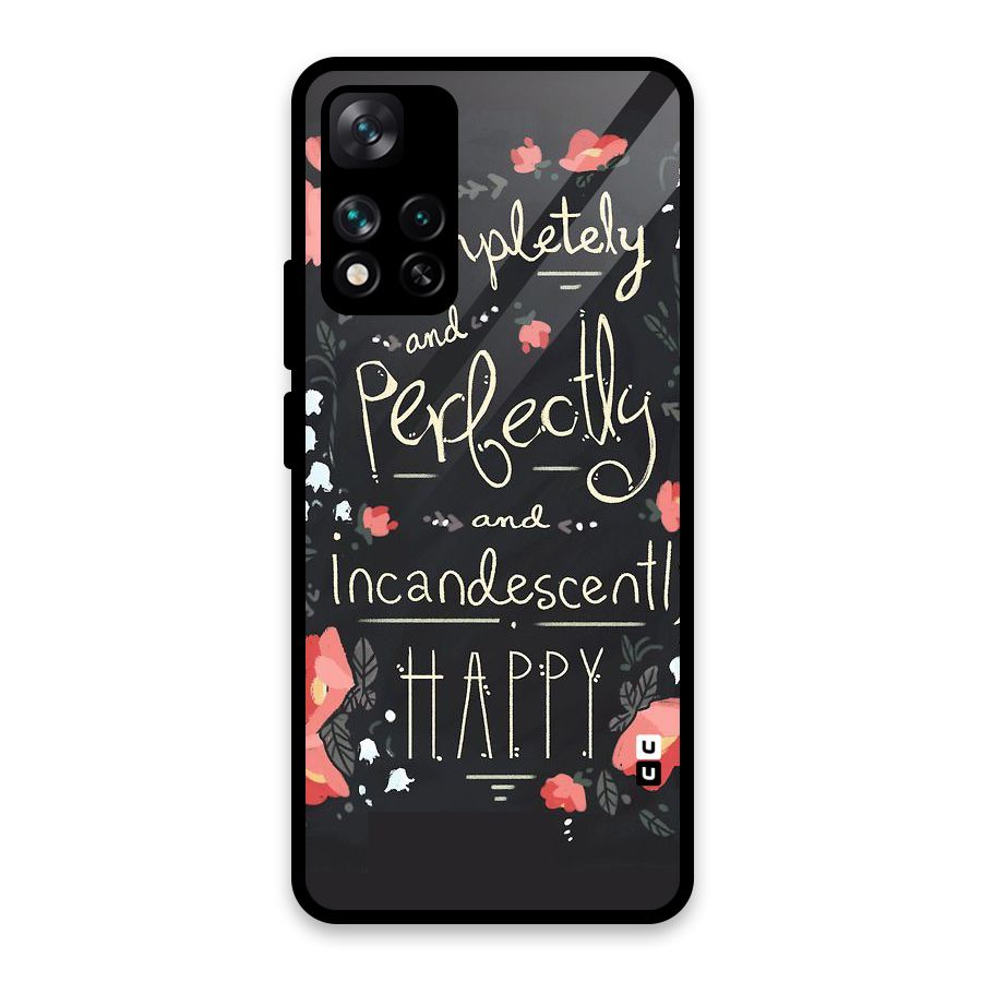 Completely Happy Glass Back Case for Xiaomi 11i HyperCharge 5G