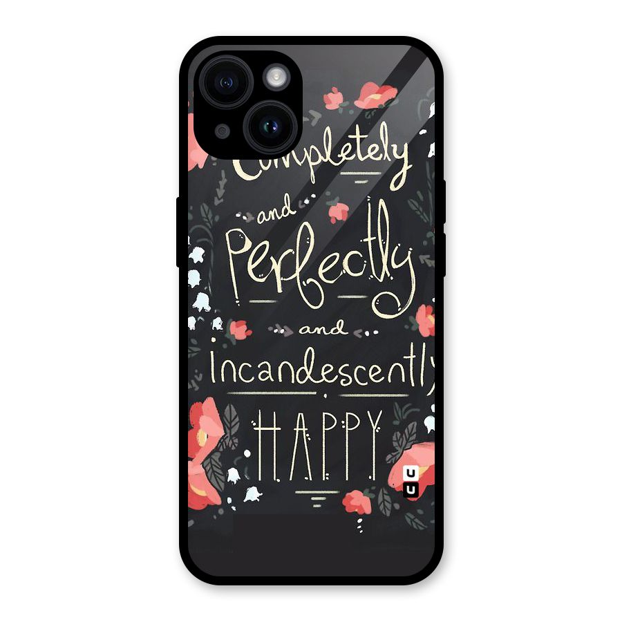 Completely Happy Glass Back Case for iPhone 14