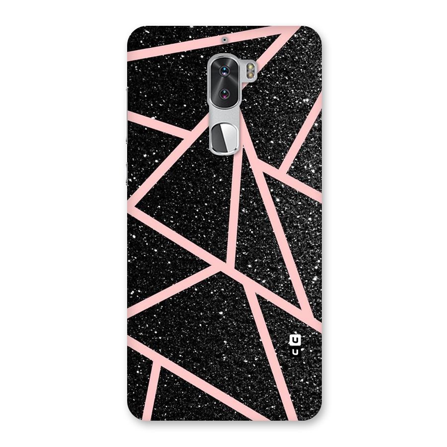 Concrete Black Pink Stripes Back Case for Coolpad Cool 1