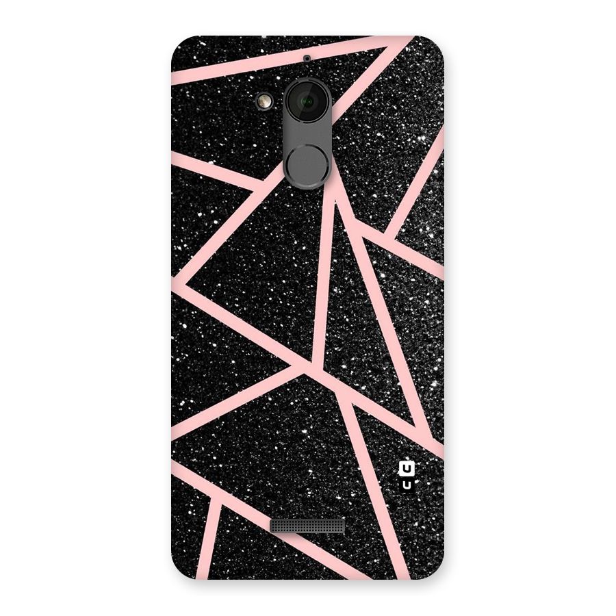 Concrete Black Pink Stripes Back Case for Coolpad Note 5