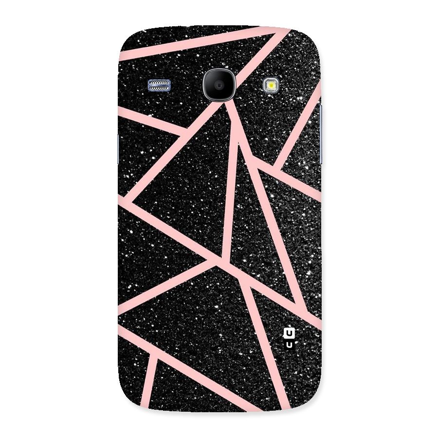 Concrete Black Pink Stripes Back Case for Galaxy Core