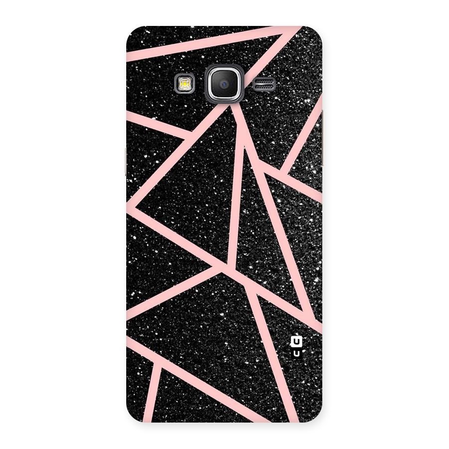 Concrete Black Pink Stripes Back Case for Galaxy Grand Prime