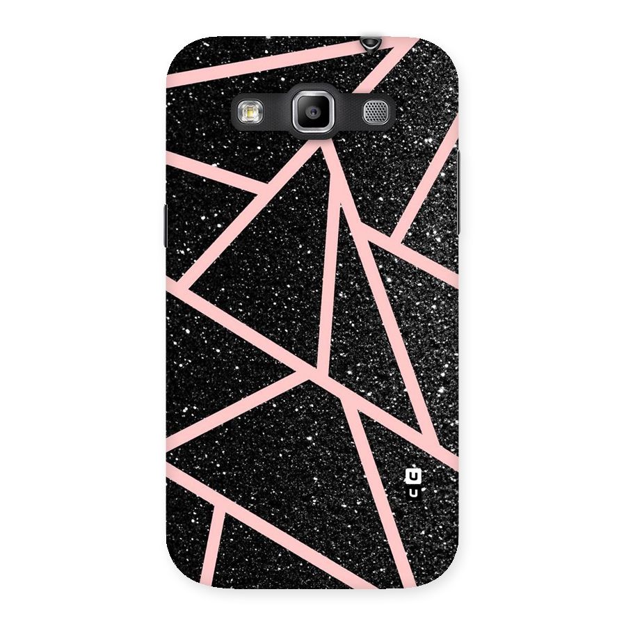 Concrete Black Pink Stripes Back Case for Galaxy Grand Quattro
