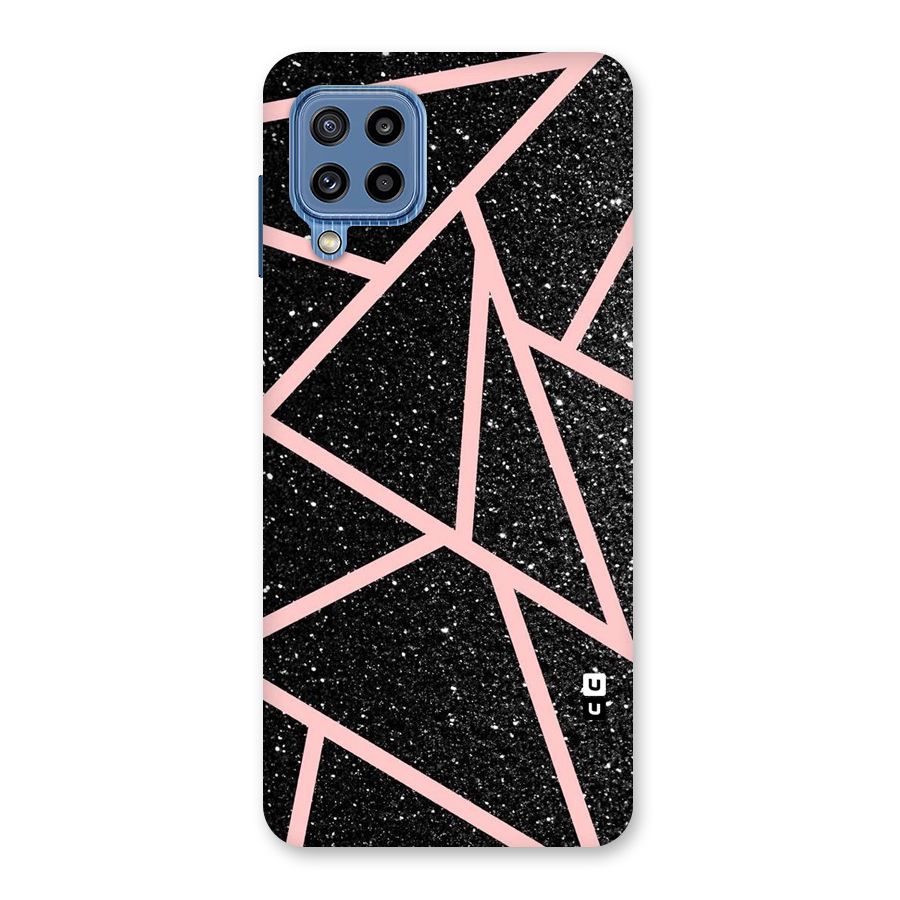 Concrete Black Pink Stripes Back Case for Galaxy M32
