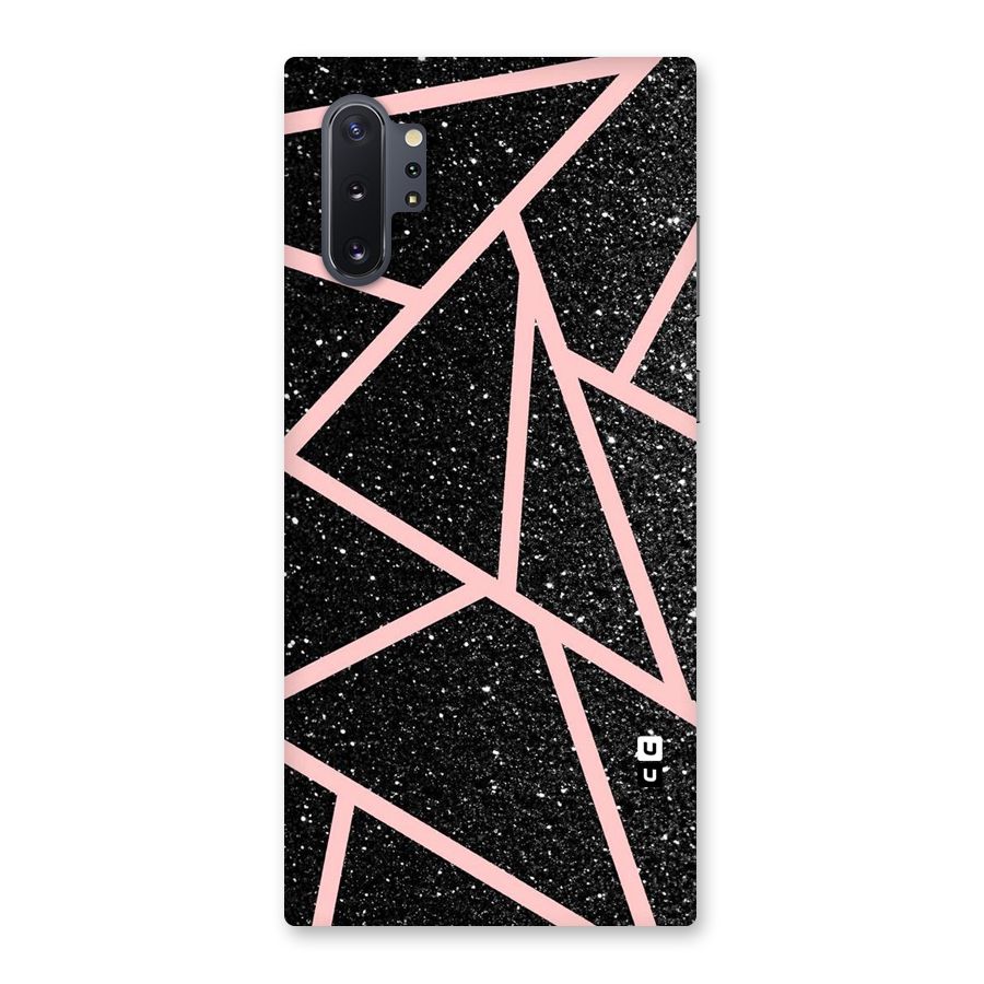 Concrete Black Pink Stripes Back Case for Galaxy Note 10 Plus