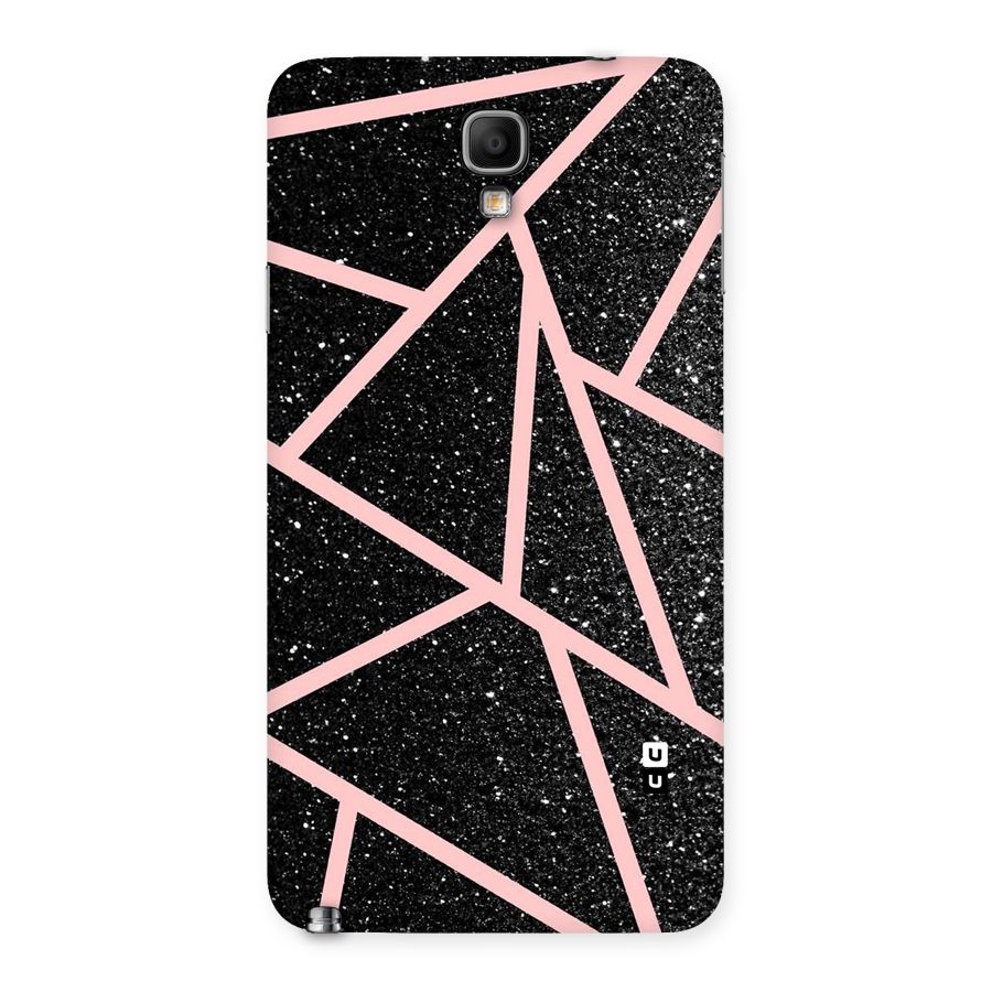 Concrete Black Pink Stripes Back Case for Galaxy Note 3 Neo