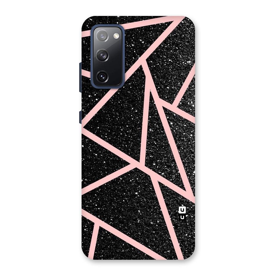 Concrete Black Pink Stripes Back Case for Galaxy S20 FE