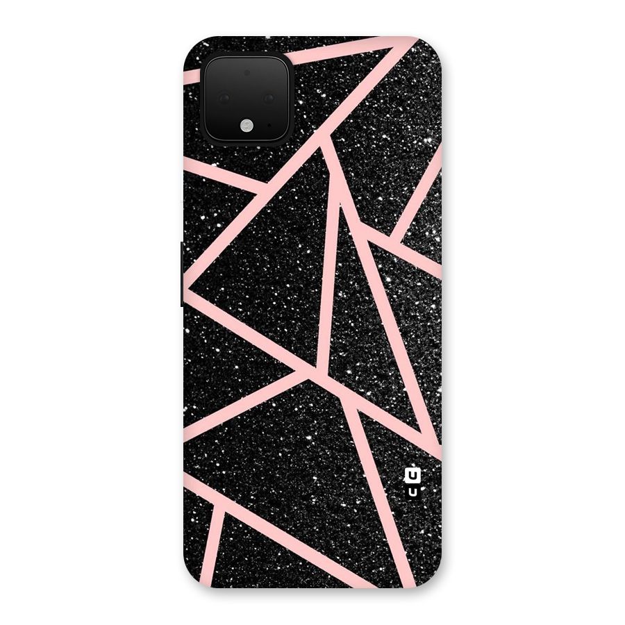 Concrete Black Pink Stripes Back Case for Google Pixel 4 XL