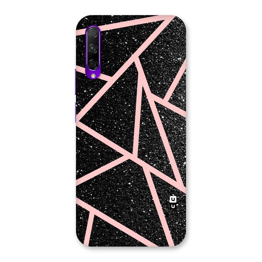 Concrete Black Pink Stripes Back Case for Honor 9X Pro