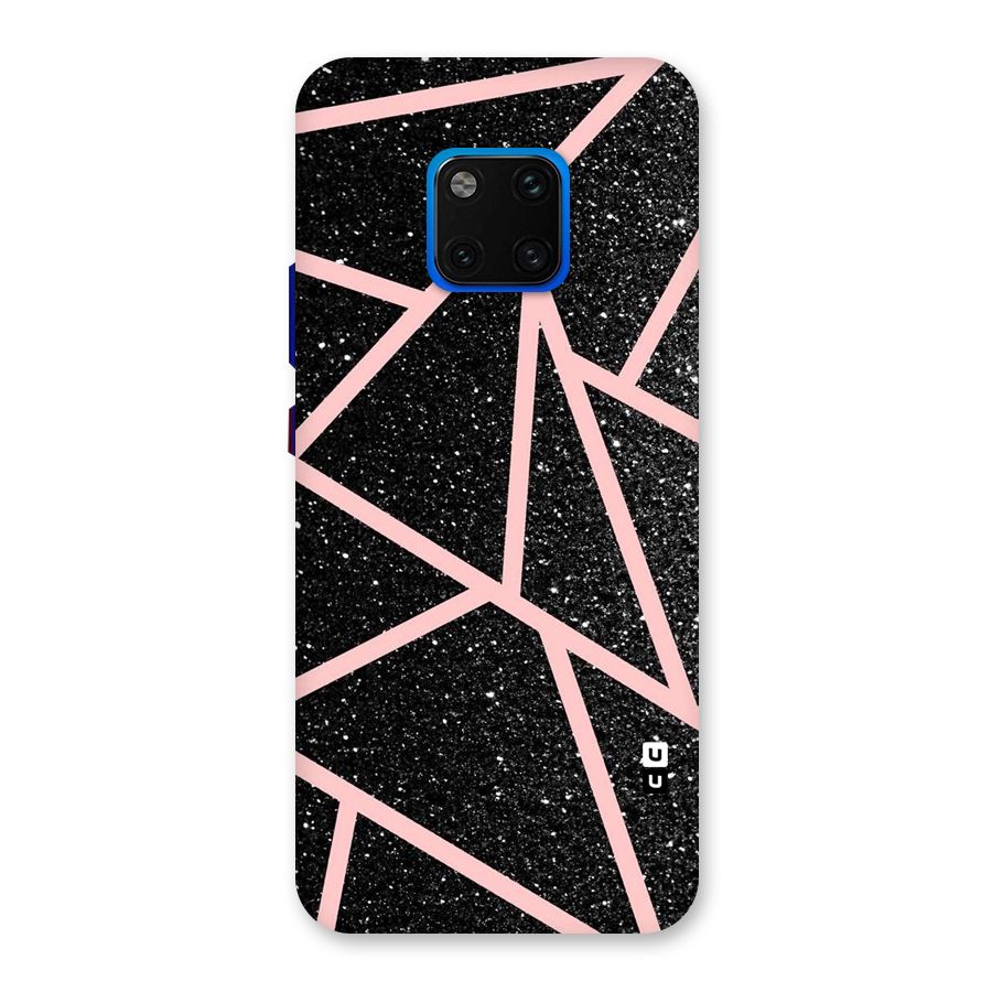 Concrete Black Pink Stripes Back Case for Huawei Mate 20 Pro