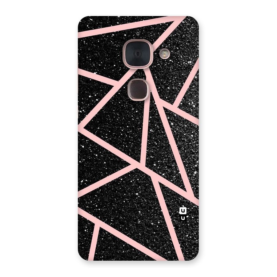 Concrete Black Pink Stripes Back Case for Le Max 2