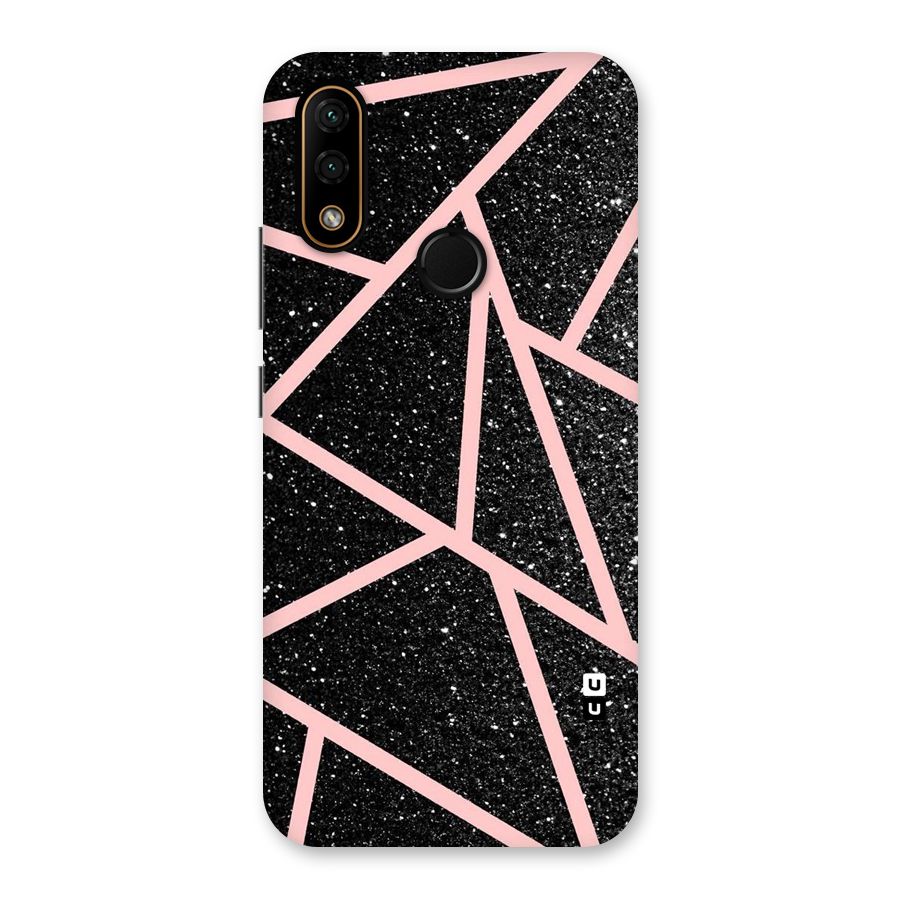 Concrete Black Pink Stripes Back Case for Lenovo A6 Note