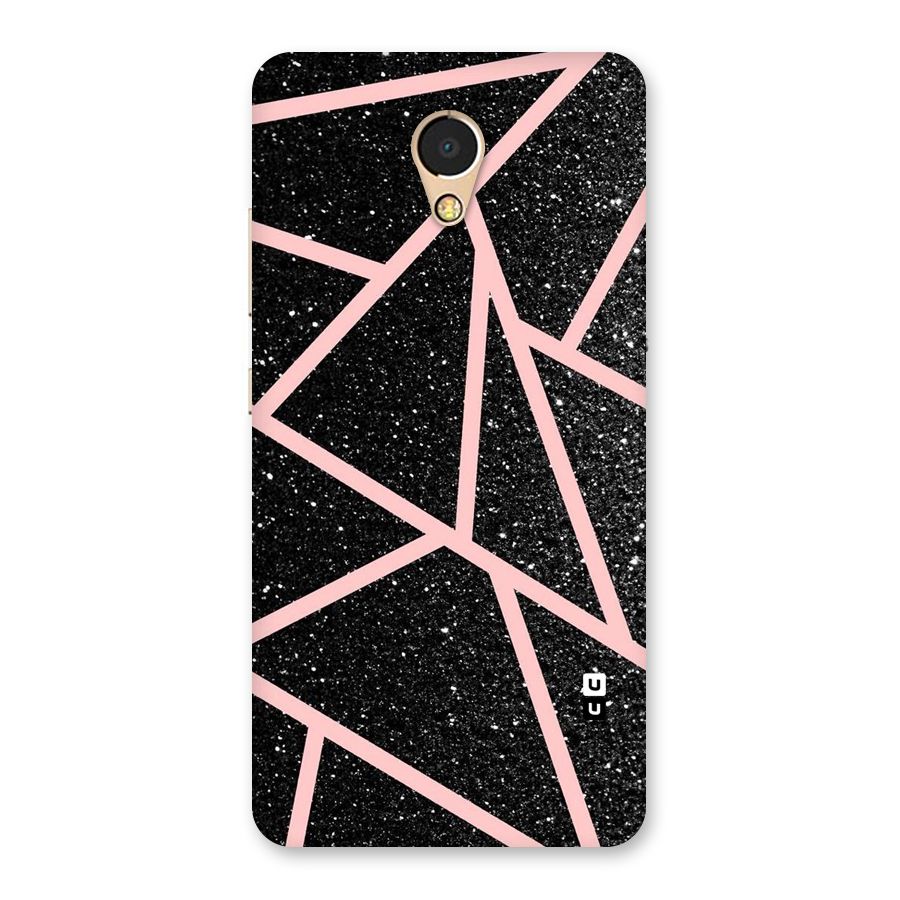 Concrete Black Pink Stripes Back Case for Lenovo P2