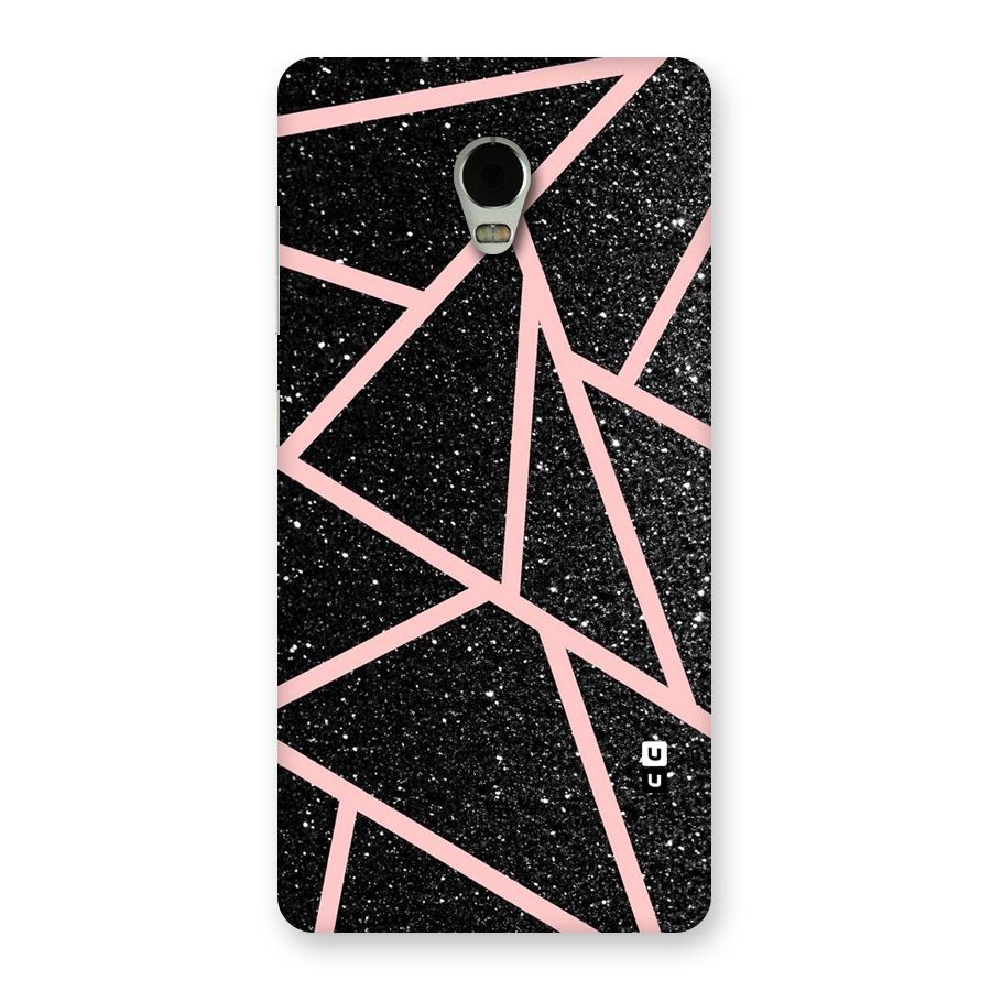 Concrete Black Pink Stripes Back Case for Lenovo Vibe P1