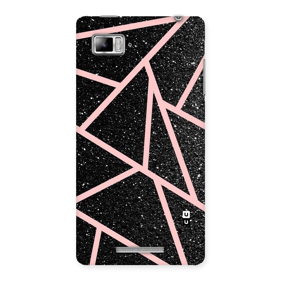 Concrete Black Pink Stripes Back Case for Lenovo Vibe Z K910