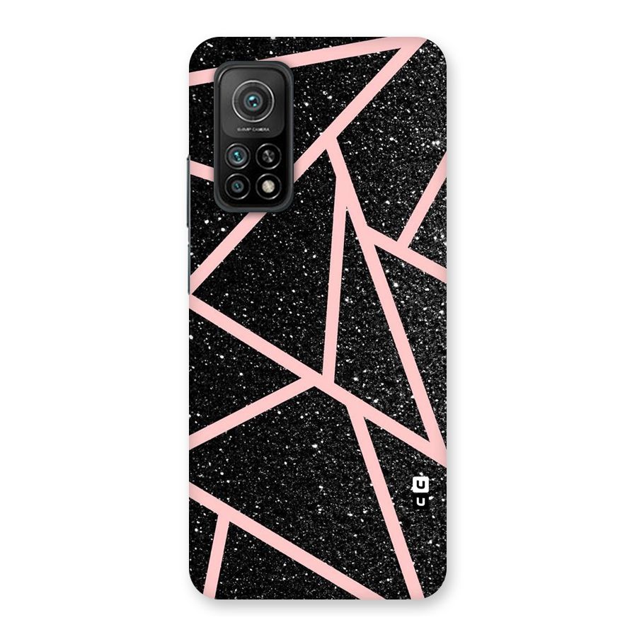 Concrete Black Pink Stripes Back Case for Mi 10T 5G