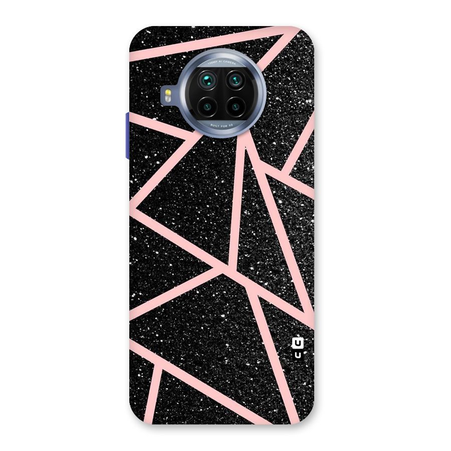 Concrete Black Pink Stripes Back Case for Mi 10i