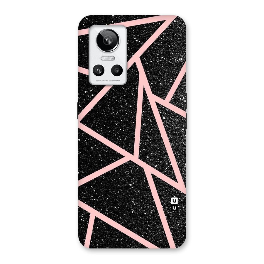Concrete Black Pink Stripes Back Case for Realme GT Neo 3