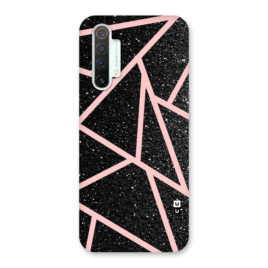 Concrete Black Pink Stripes Back Case for Realme X3 SuperZoom