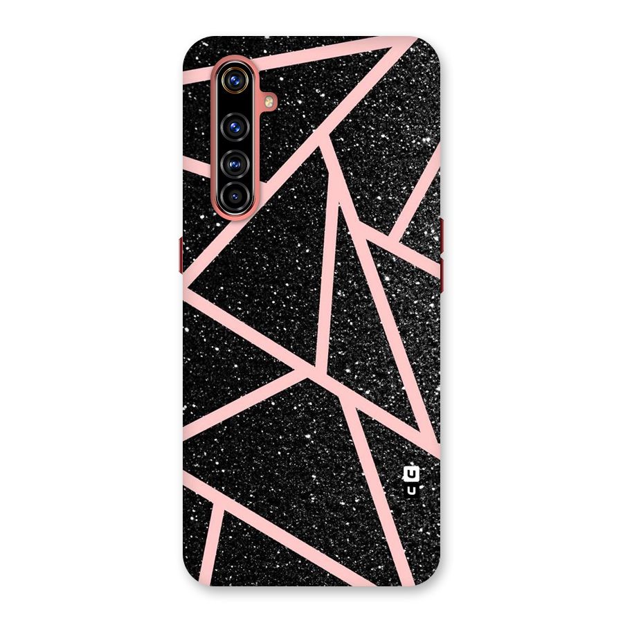 Concrete Black Pink Stripes Back Case for Realme X50 Pro