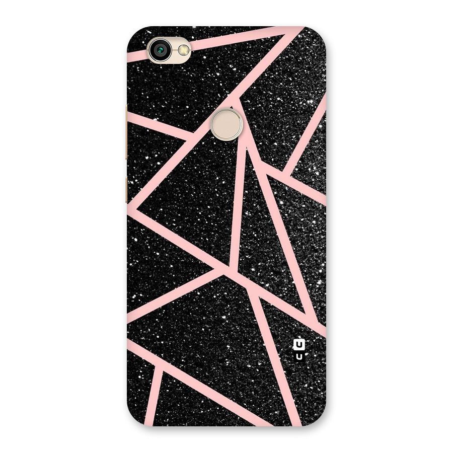 Concrete Black Pink Stripes Back Case for Redmi Y1 2017