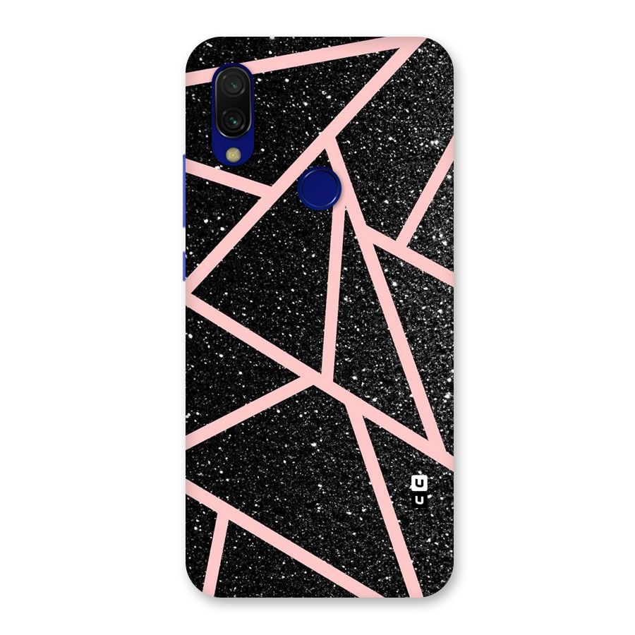 Concrete Black Pink Stripes Back Case for Redmi Y3