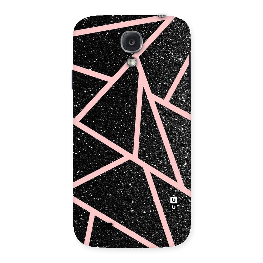 Concrete Black Pink Stripes Back Case for Samsung Galaxy S4