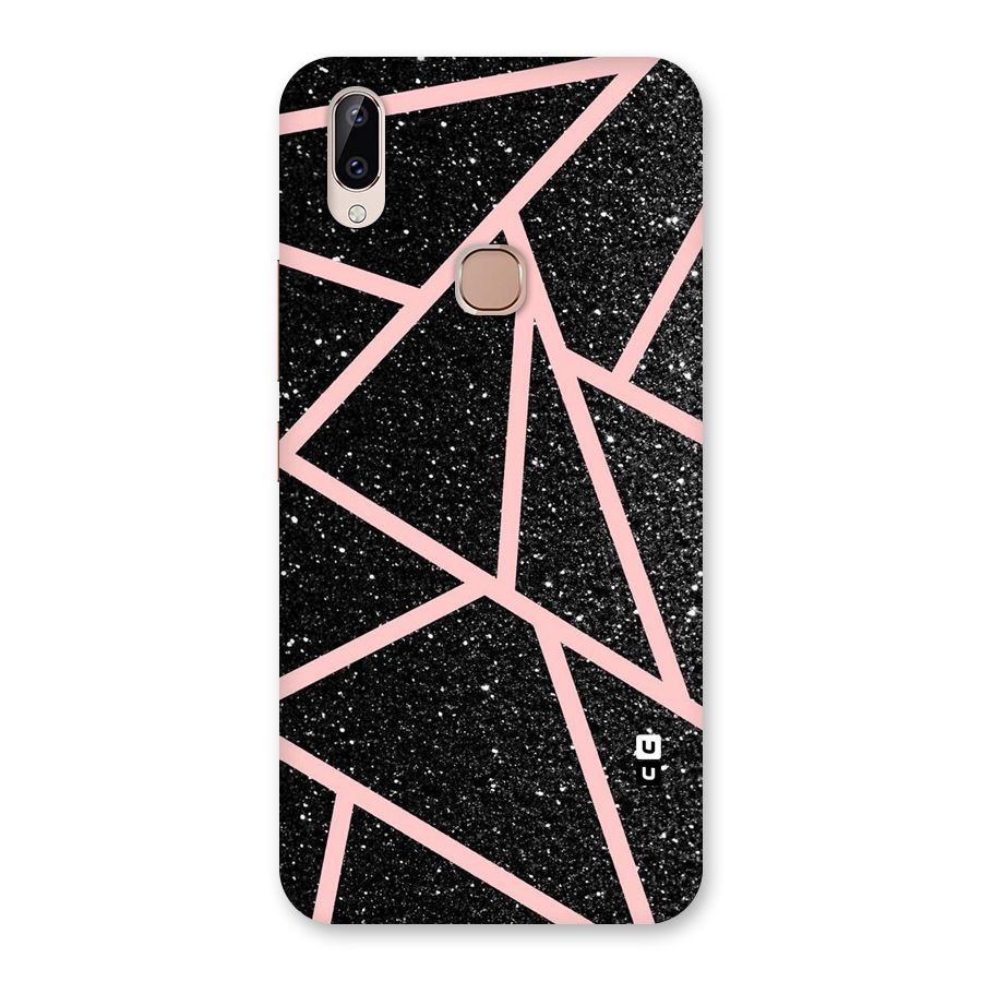 Concrete Black Pink Stripes Back Case for Vivo Y83 Pro