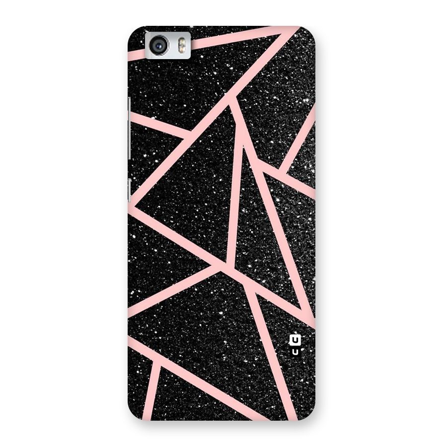 Concrete Black Pink Stripes Back Case for Xiaomi Redmi Mi5