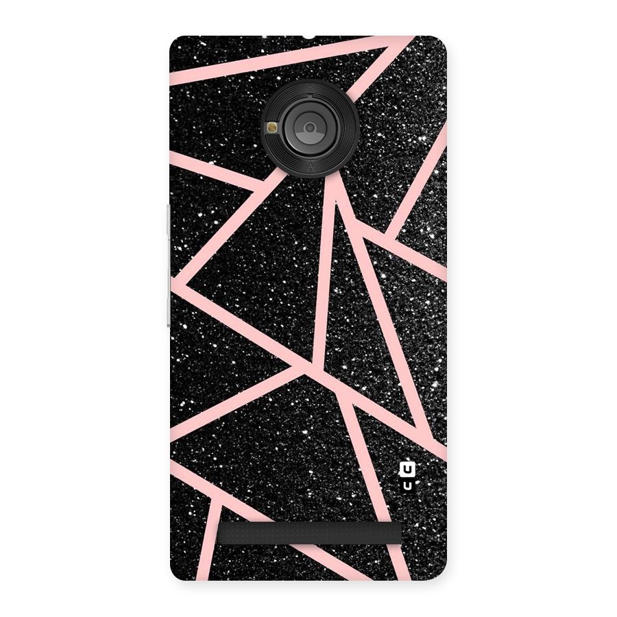 Concrete Black Pink Stripes Back Case for Yu Yuphoria