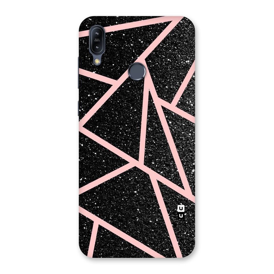 Concrete Black Pink Stripes Back Case for Zenfone Max M2