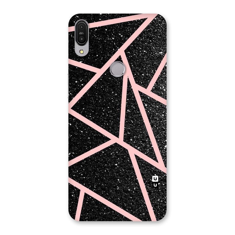 Concrete Black Pink Stripes Back Case for Zenfone Max Pro M1