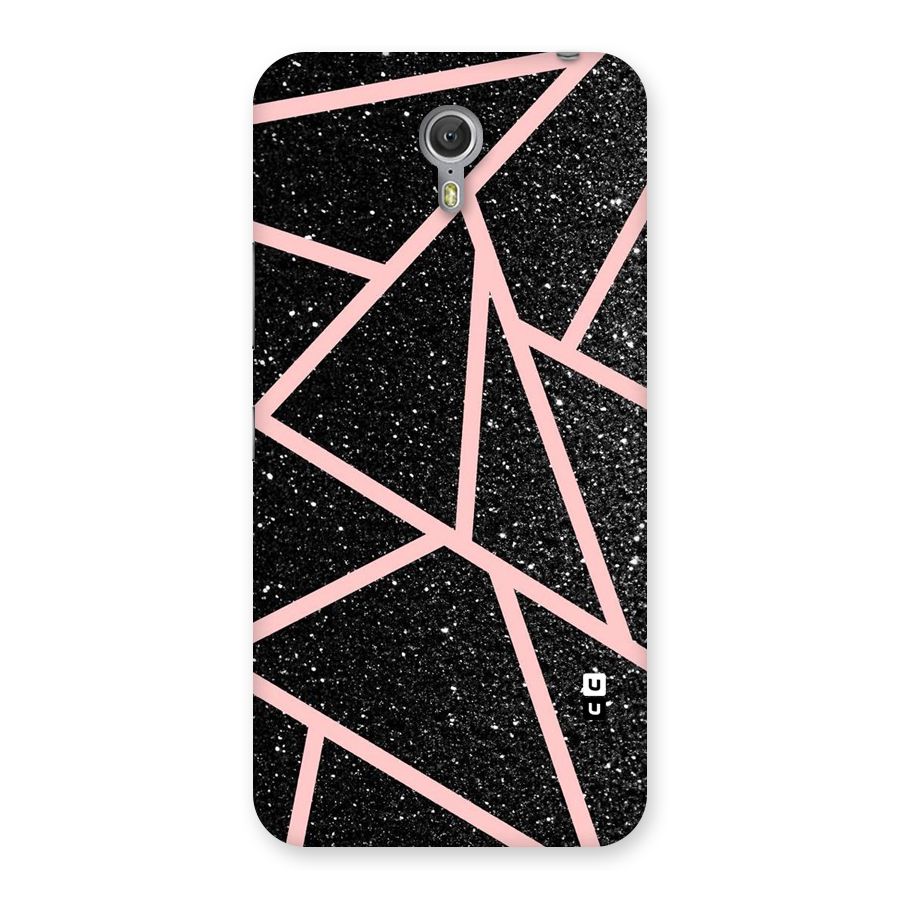 Concrete Black Pink Stripes Back Case for Zuk Z1