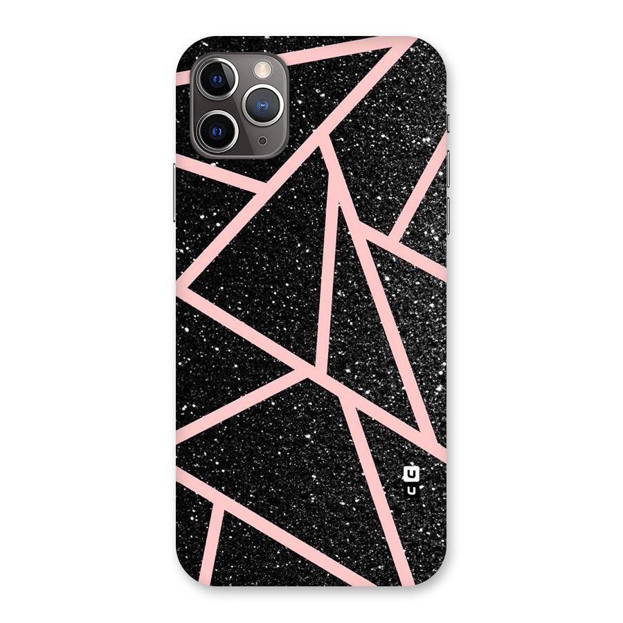 Concrete Black Pink Stripes Back Case for iPhone 11 Pro Max