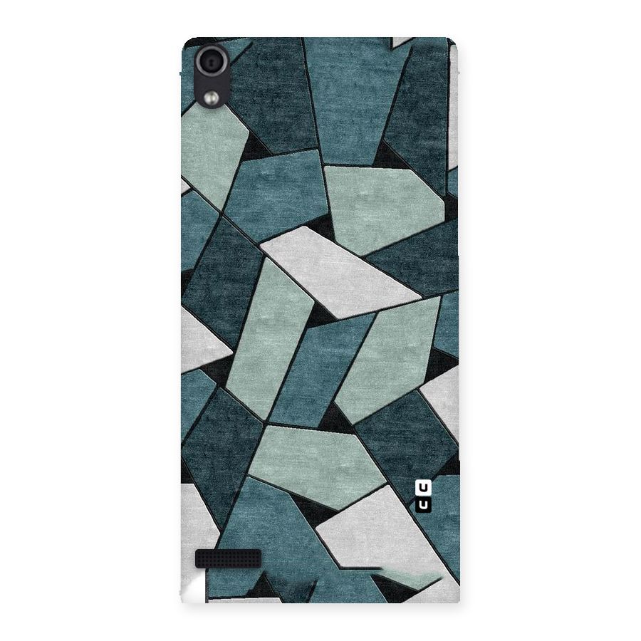 Concrete Green Abstract Back Case for Ascend P6