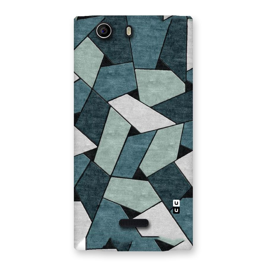 Concrete Green Abstract Back Case for Canvas Nitro 2 E311