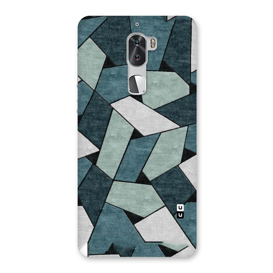 Concrete Green Abstract Back Case for Coolpad Cool 1